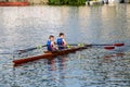 Rowing Boat Racing, Brno, Czech Republic Royalty Free Stock Photo