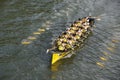 Rowing Boat races in Bilbao Royalty Free Stock Photo