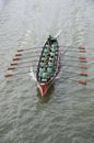 Rowing Boat races in Bilbao Royalty Free Stock Photo