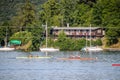 Rowing Boat Racing, Brno, Czech Republic Royalty Free Stock Photo