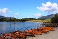 Rowing boats, Derwentwater, Keswick, Lake District Royalty Free Stock Photo