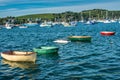 Rowing boats on Falmouth harbour