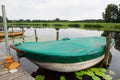 Rowing boats in river Royalty Free Stock Photo