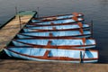 Rowing boats Royalty Free Stock Photo