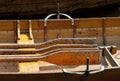 Rowing boats on shore of Derwent Water, Keswick. Royalty Free Stock Photo