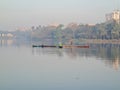 Rowing in Dhakuria Lake on 26th February 2021