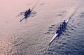 Rowing duet