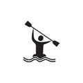 rowing icon. Elements of sportsman icon. Premium quality graphic design icon. Signs and symbols collection icon for websites, web