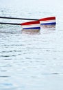 Rowing oars Royalty Free Stock Photo