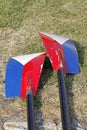 Rowing Oars Royalty Free Stock Photo
