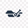 Rowing vector icon isolated on transparent background, Rowing t