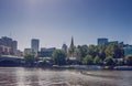 Rowing on the Yarra river