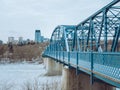 Rowland Bridge Edmonton winter