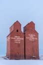 Old abandoned grain elevator, Rowley Royalty Free Stock Photo