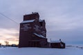 Old abandoned grain elevator, Rowley Royalty Free Stock Photo