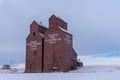 Old abandoned grain elevator, Rowley