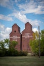 Grain elevators Rowley Royalty Free Stock Photo