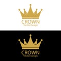 ÃÂ¡rown. Simple vector illustration for logo, sticker, logo or creative design Royalty Free Stock Photo