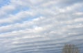 Rows of Clouds Royalty Free Stock Photo