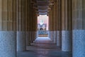 Rows of Columns or Pillars at Park Guell