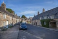 Rows of cottages in the village of Corfe, Dorset in the United Kingdom Royalty Free Stock Photo