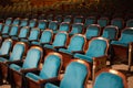 Rows of empty theater seats Royalty Free Stock Photo