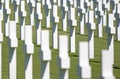 The American military cemetary in Luxembourg Royalty Free Stock Photo