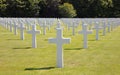 The American military cemetary in Luxembourg Royalty Free Stock Photo