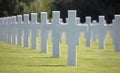 The American military cemetary in Luxembourg Royalty Free Stock Photo