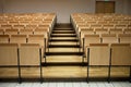 Rows in a lecture room Royalty Free Stock Photo