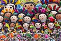Maria rag dolls, colorful traditional crafts of Mexican culture