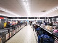 Rows with non-food products at Lidl, Romania