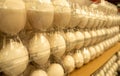 Rows of Packaged Eggs