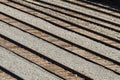 Rows Of Railroad Tracks In A Train Yard Royalty Free Stock Photo