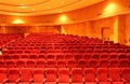 Rows of Red Theater Seats Royalty Free Stock Photo