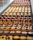 Rows and Rows of Dessert Pastries