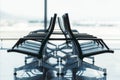 Rows of seats in the waiting room Royalty Free Stock Photo