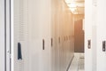 Rows of server hardware box Server Rack in the data center Serve Royalty Free Stock Photo