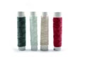 Rows of sewing threads of various colors Royalty Free Stock Photo