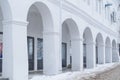 Rows Shopping arcade in Kostroma Royalty Free Stock Photo