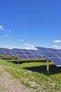 Rows of solar panels