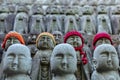 Buddha figures of Hase-Dera Temple in Kamakura, Japan Royalty Free Stock Photo