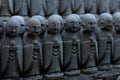 Buddha figures of Hase-Dera Temple in Kamakura, Japan Royalty Free Stock Photo