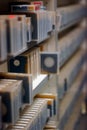 Rows of Tapes Royalty Free Stock Photo