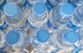 Rows of water bottles Royalty Free Stock Photo