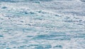 Rows of waves coming to shore Royalty Free Stock Photo