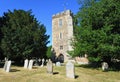 St Mary Magdalene Church and graveyard Roxton Bedfordshire.