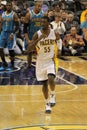 Roy Hibbert Indiana Pacers Running Down Court