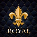 Royal abstract quilted background