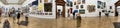 Royal Academy of Arts Summer Exhibition, 2021. Internal shots of galleries. Panoramic shot.